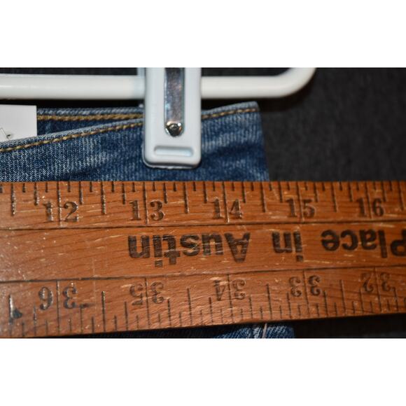 NEW Old Navy Women's 4 Mid-Rise Rockstar Super Skinny Denim Jeans Distressed NWT - Picture 8 of 9